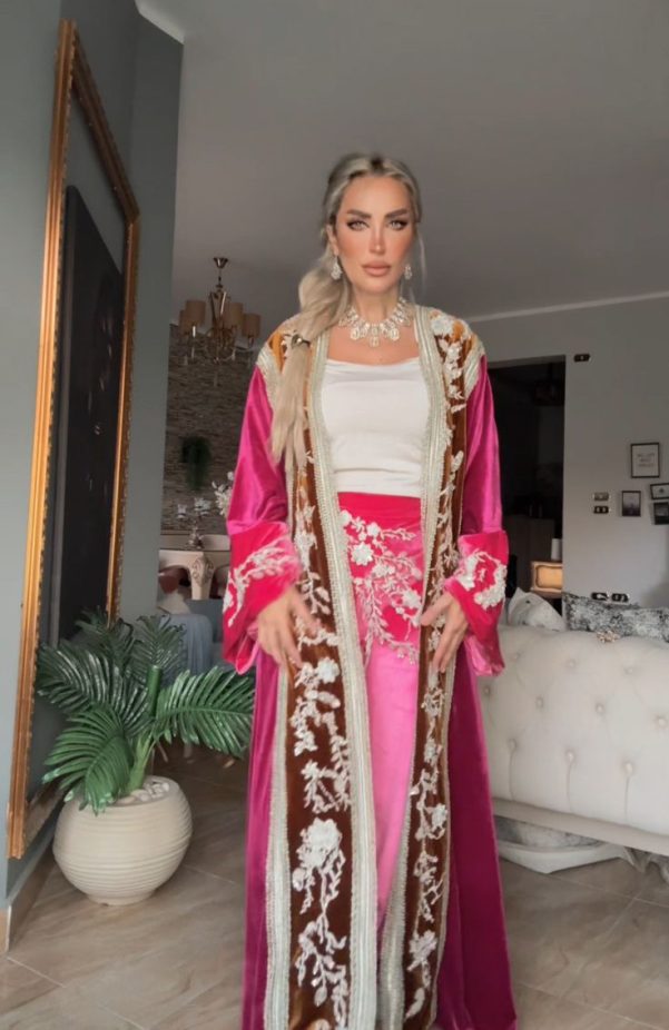 Lavish Desert Whisper – Abaya Set