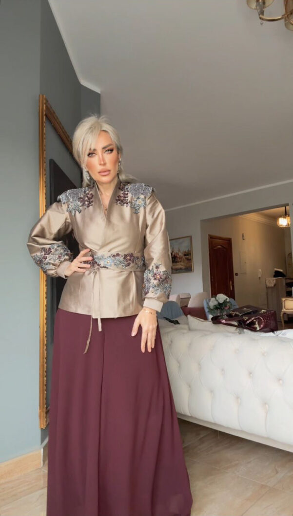 Floral Applique Blazer